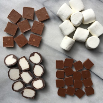 Gluten-free Deconstructed S'mores with extra chocolate